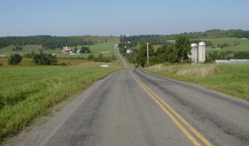A view of one of the proposed "Local Heritage Byways" through the town of Triangle.